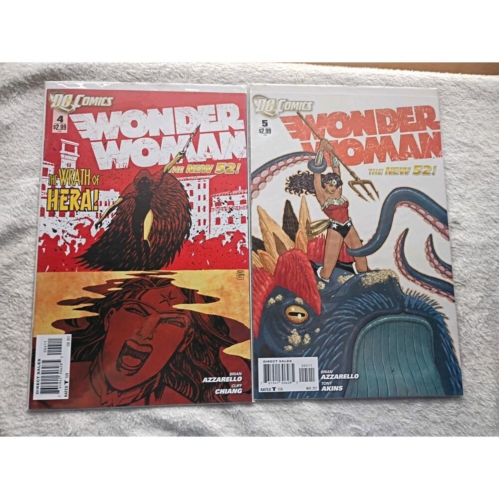 DC New 52 Wonder Woman #0-26 + 23.1-23.2 Azzarello Chiang Lot Of 28 VF To NM - Picture 4 of 16